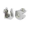 thumbnail image 3 of 6mm-9mm Thickness Alloy Semi-Circle Shape Glass Shelf Clamp Clip Support 6pcs, 3 of 4