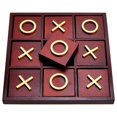 thumbnail image 1 of Juego Tic Tac Toe Juvale de madera de 24 x 24 cm para adultos y familiares, 1 of 9