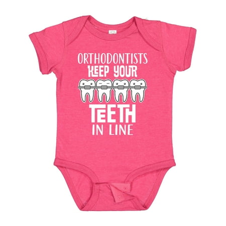 

Inktastic Orthodontist Dentist Gift Gift Baby Boy or Baby Girl Bodysuit