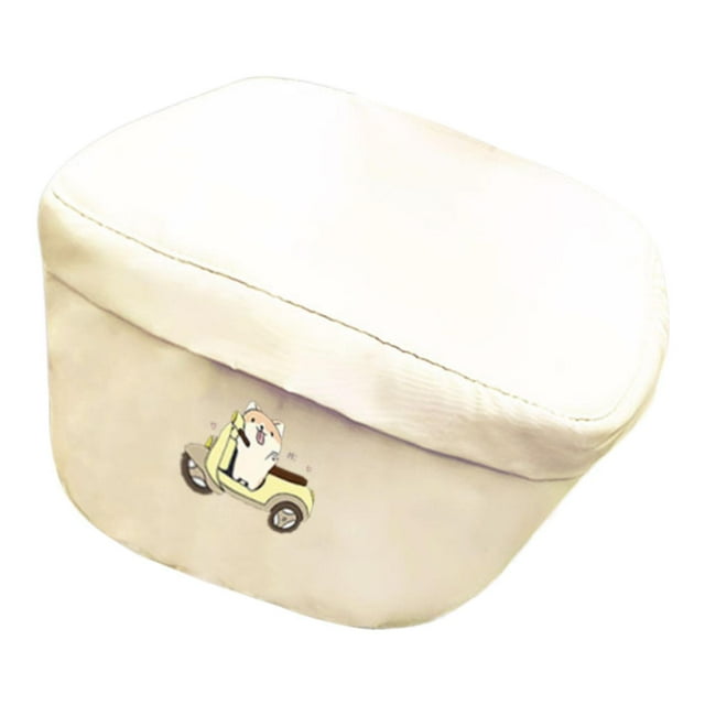 koolsoo Bike Basket Rain Cover 12.99x12.2x10.24" Premium Dustproof Accessory Beige