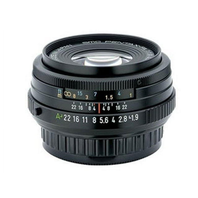 Lente limitada Pentax SMCP-FA 43 mm f/1.9 con estuche y parasol negro