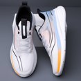 thumbnail image 5 of Men's Gradient Color Lightweight Running Shoes, Breathable Mesh Athletic Sneakers, 5 of 10