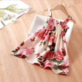 thumbnail image 2 of Kids Girls Beautiful Dress Summer Sweet Floral Suspender Trendy Fit Clothes Breathable New Dailywear Elegant Casual Dresses, 2 of 4