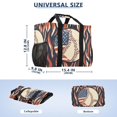 thumbnail image 2 of FORMRS Tote Bag for Women Large Capacity Canvas Travel Foldable Carry On Shopping Handbag, Baseball Pattern, 2 of 8