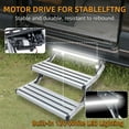 thumbnail image 2 of Electric Retractable RV Steps with LED Light, 2-Step, 400 LBS Load Capacity, Foldable Aluminum Alloy Camper Steps, Thickened Steel Plate Trailer Steps, Non-Slip Design, Ideal for RV, Trailer, Camper, 2 of 12