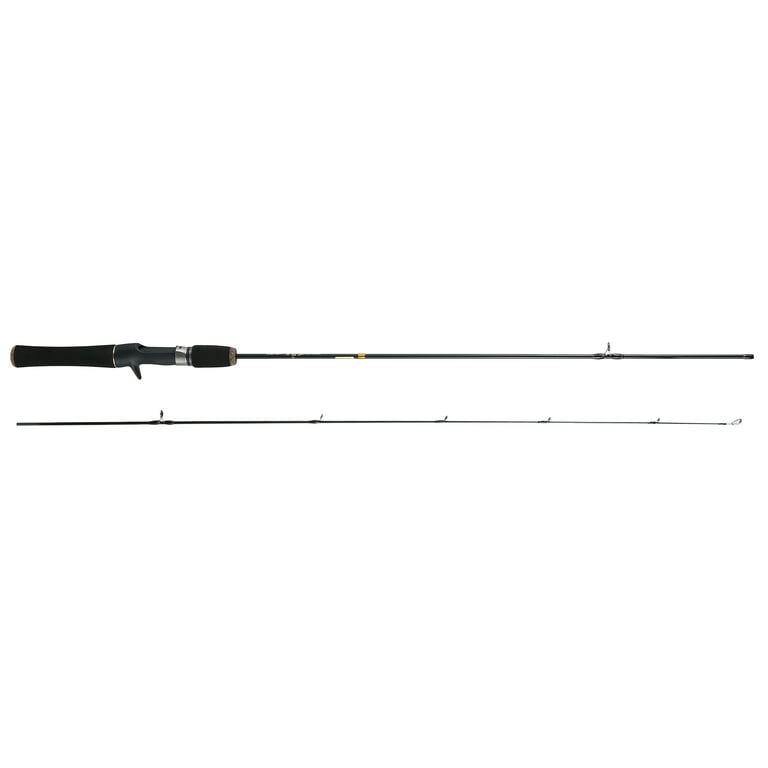 Carevas Lightweight Fiberglass Fishing Rod, 2 Piece Spinning Lure Pole for  Travel and Comfort