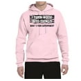 thumbnail image 2 of Wild Bobby, I Turn Woods Into Things Superpower Woodworker Pop Culture Unisex Graphic Hoodie Sweatshirt, Light Pink, X-Large, 2 of 3