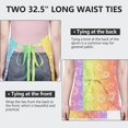 thumbnail image 6 of Pioneer Flower Floral Print Pattern Apron for Women and Men, Cotton Linen Waterproof with Pockets, Adjustable, 33x27 Inch for Kitchen, Gardening, BBQ, Salon, 6 of 6