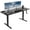 Black, variant on VIVO Manual 60” x 24” Stand Up Desk | Light Wood Table Top, Black Frame