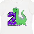 thumbnail image 4 of Inktastic 2nd Birthday Dinosaur Boys Toddler T-Shirt, 4 of 5