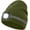 #Army Green, variant on LED Lighted Beanie Hat,USB Rechargeable 4 LED Run Headlamp with Reflective Stripe Cap Light Gift for Men and Women