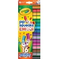 thumbnail image 1 of Juego de rotuladores Crayola Emoji Stampers Pip Squeaks, lavables, 16 unidades, 1 of 4