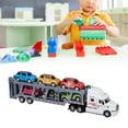 thumbnail image 4 of Camión transportador de Juguete ANGGREK Desmontable Con Seis Autos Para Niños de 3 años, 4 of 8