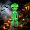thumbnail image 5 of AZXY Green Inflatable Alien Halloween Decorations, Halloween Inflatables Halloween Yard Decor Halloween Outdoor Decor, Halloween Decor for Party Front Porch Lawn, Spooky Alien Yard Ornament Supplies, 5 of 6
