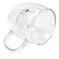 thumbnail image 4 of Bear Shaped Glass Cup, Reusable Cartoon Coffee Cup, Heat And Cold , For Home, Office, Restaurant, Christmas,Easter, Wedding, 4 of 8