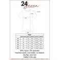 thumbnail image 4 of 24seven Comfort Apparel Elbow Sleeve Plus Size Tunic Top For Women, 4 of 4