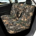 thumbnail image 3 of Renewold Deer Camo Hunting Forest Grey Car Front Back Seat Covers Full Set, Universal Fit Most Car SUV Van Truck, Fashion Auto Accessories Decor for Women Men, 3 of 7