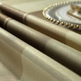 thumbnail image 5 of Rectangle Tablecloth Plaid Style Polyester Table Cloth Spillproof Dust-Proof Wrinkle Resistant Heavy Weight Table Cover for Kitchen Dinning Tabletop(Rectangle/Oblong, 60" x 102" (8-10 Seats),Taupe), 5 of 6