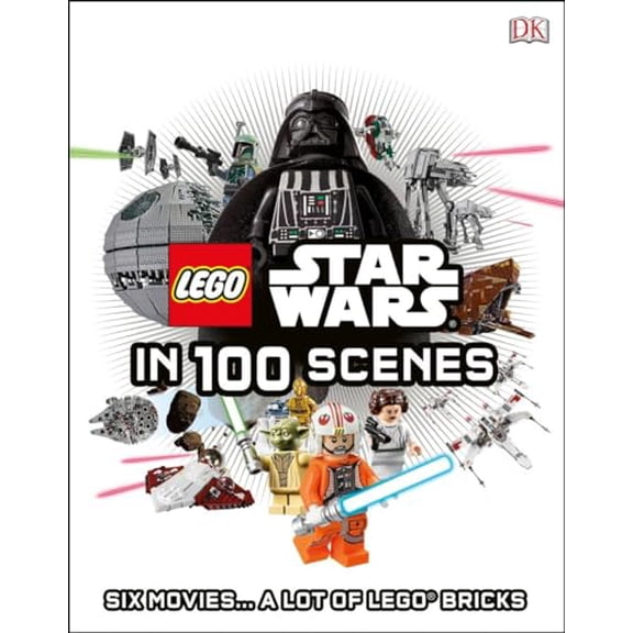 Pre-Owned Lego Star Wars in 100 Scenes: 6 Movies . . . a Lot of Lego(r) Bricks (Hardcover) 1465434372 9781465434371