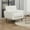 White, variant on Coewske Faux Leather Modern Accent Chair Comfy Tufted Single Sofa Armchair Home Office White