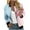 Pink, variant on XUNKUSGA Jackets for Women Floral Print Long Sleeve Bomber Jacket Women Zip Up Front Open Cardigans for Women with Pocket Hiking Clothes for Women S-2XL
