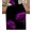 Purple, variant on Blue Rose Table Runner 48 Inches, Vintage Abstract Garden Flower Floral Black Bed Runner Dresser Scarves Tabletop for Indoor Outdoor Parties/Ceremony/Banquet, 13" x 48"