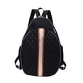thumbnail image 2 of Bolsa de tenis Ligero de deportes al aire libre Strap ajustable Mochila multipropósito Negro, 2 of 8