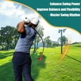 thumbnail image 7 of 44-Inch Golf Swing Trainer, Portable Indoor/Outdoor Warm-Up Stick for Balance, Flexibility & Power Training, 7 of 7