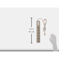 thumbnail image 1 of Tira de alimentación universal multitoma VCT con 2 puertos USB y 5 tomacor, 1 of 2