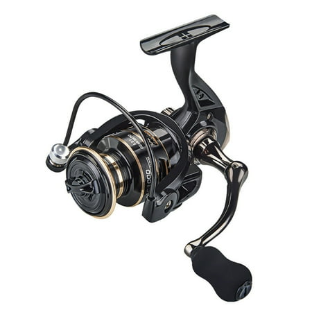 HIPKZ All Metal Spinning Reel 10KG Max Drag Spinning Fishing Reel 5.2/1 Gear Ratio All Purpose Fishing Spinning Reel for Sea Fishing Carp Fishing