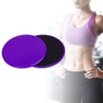thumbnail image 6 of 2x Core Sliders for Working Out Dual Sided Gliding Discs Lightweight Gift Workout Equipment Strength Home Exercise Improve Balance Violet, 6 of 8
