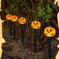 thumbnail image 5 of Lámpara solar impermeable para exteriores con forma de calabaza para festival de Halloween, para jardín, patio, paisaje, vacaciones, 5 unidades por juego, 5 of 5
