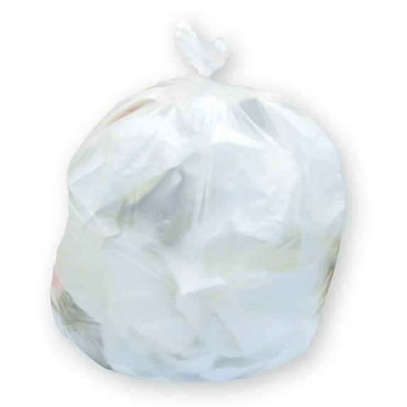 HER Z4824RNR01 24 x 24 in. High-Density Coreless Can Liners - 8-10 gal, 6 Micron, Natural