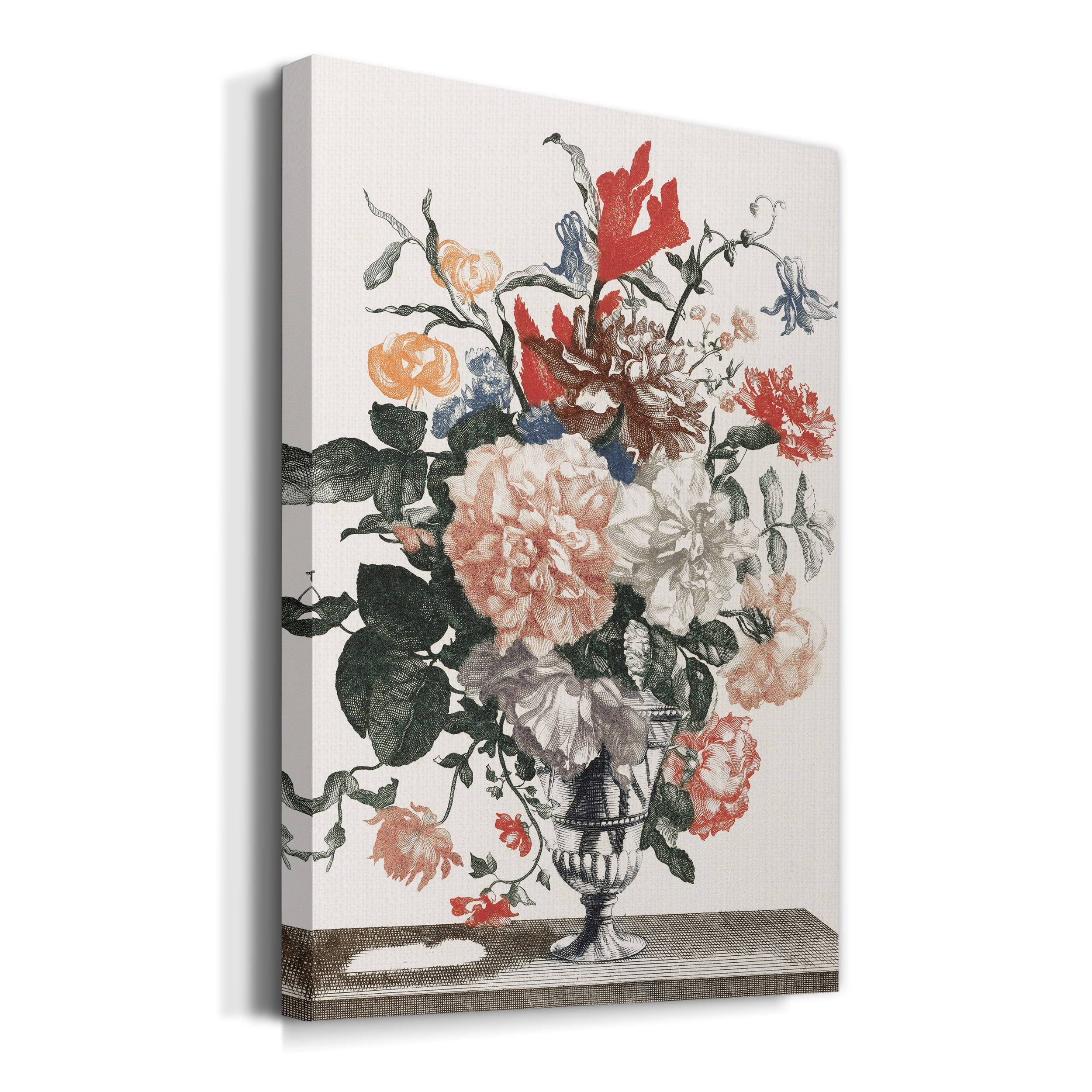 Flowers in a Glass Premium Gallery Wrapped Canvas - Ready to Hang - 40 x 60