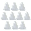 thumbnail image 1 of 10 juegos de mini cajas para pasteles, cajas triangulares de plástico para pasteles, cajas para postres, 1 of 8