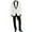 WHITE, variant on Men's Shawl Lapel Runway Tuxedo