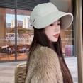 thumbnail image 6 of Women's UPF 50+ Summer Sun Hat – Wide Brim Bucket Cap with Neck Flap, Lightweight Breathable Fishing Hat for Hiking, Camping & OutdoorActivities, Adjustable 54-60cm, 6 of 10