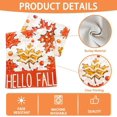 thumbnail image 5 of Fall Thanksgiving Table Runner, Maple Leaves Hello Fall Decorative Autumn Harvest Seasonal Holiday Table Runner Decoration for Farmhouse Kitchen Dinning Outdoor Home Party Decor 13x72in, 5 of 7
