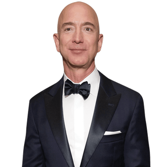 Jeff Bezos (Bow Tie) Half Body Buddy Cutout