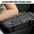 thumbnail image 3 of Yuyamidu Gray Zebra Stripe Car Center Console Cover, Universal Armrest Cover for Car Center Console Winter Auto Armrest Covers Protector Car Interior Accessories for Most Vehicles, 3 of 7