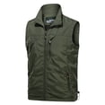 thumbnail image 2 of Durtebeua Mens Vests For Outdoors Lightweight Zip up Lined Windproof Sleeveless Jacket for Golf Hiking, 2 of 6
