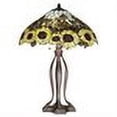 thumbnail image 2 of Meyda Tiffany 47592 Vintage Stained Glass / Tiffany Table Lamp From The Wild Sunflowers, 2 of 2