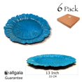 thumbnail image 2 of Allgala 13-Inch -Pack Heavy Quality Round Charger Plates-Reef Turquoise-HD80336, 2 of 4