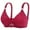 Wine, variant on XuJwPNcy Womens Push up Everyday Bras Comfortable Wireless Bralettes V Neck Seamless Bra Breathable Wire Free Basic Bras