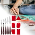thumbnail image 3 of Oliegs Blanket 1PC Color Mixing Tool Set Suitable For Desktop Art Creation With Smooth Wooden Handle And Stainless Steel Metal, 3 of 5