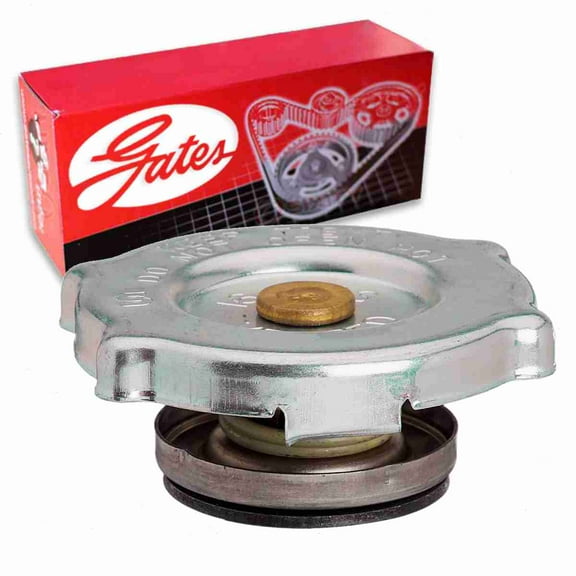 Gates Radiator Cap compatible with Chrysler Imperial 3.3L 3.8L 5.2L 6.4L 6.7L 6.8L 7.2L V6 V8 1957-1993