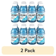 (2 pack) POWERADE Zero Sugar Mixed Berry Electrolyte Sports Drink Bottles, 12 fl oz, 8 Pack