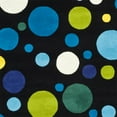 thumbnail image 3 of SAFAVIEH Soho Dots Polka Dots Wool Area Rug, Black/Multi, 9'6" x 13'6", 3 of 7