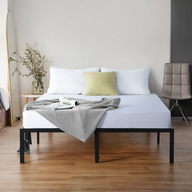 Olee Sleep 18 inch Heavy Duty Queen Steel Slat No Box Spring