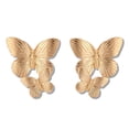thumbnail image 1 of Pendientes de mariposa grandes de oro delicado bohemio, pendientes de gota de oro grandes y delicados, pendiente de declaración, joyería para el cuerpo para mujeres y niñas BANYUO  Electrónica, 1 of 5